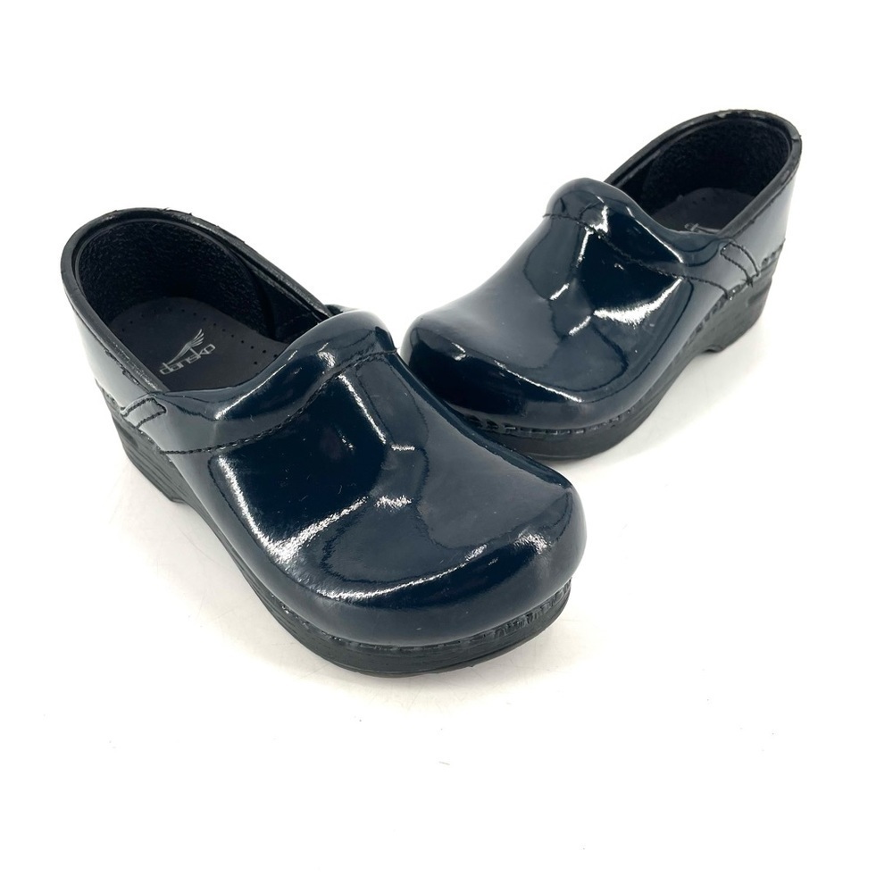 DANSKO Patent Leather Slip On Comfort Clogs